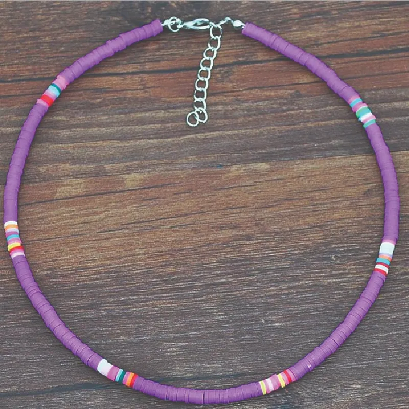20-color polymer handmade necklace