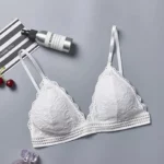 Seamless Deep V Lace Bras for Women