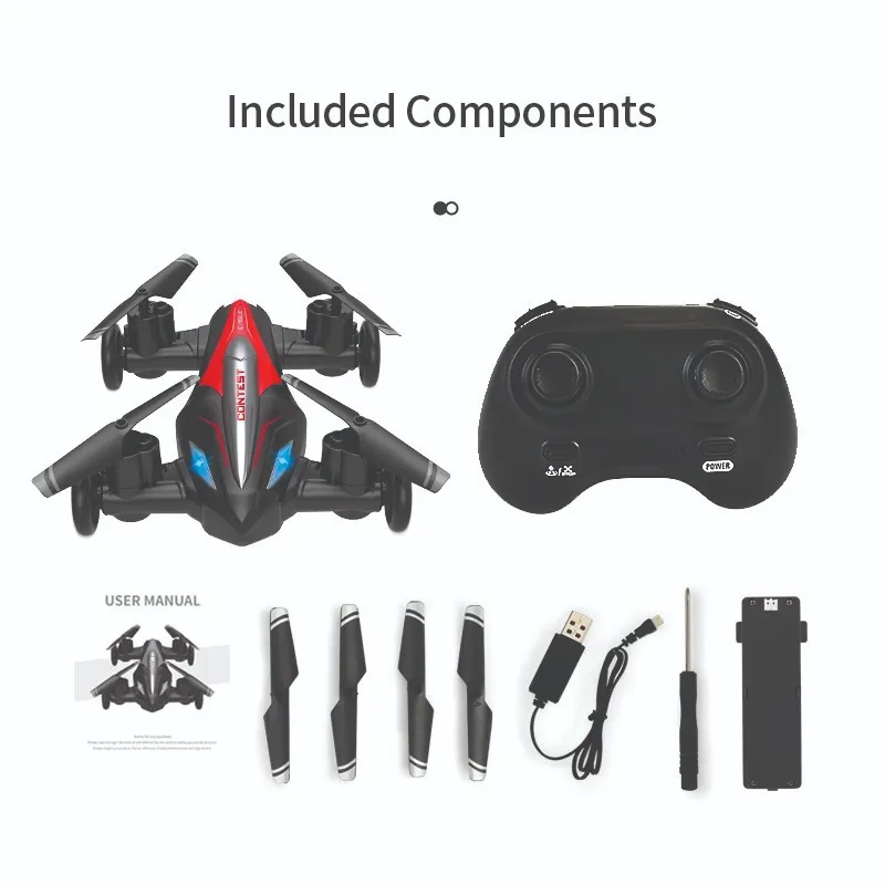 2 in 1 drone remote control flying car