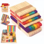 Colored Wooden Craft Sticks