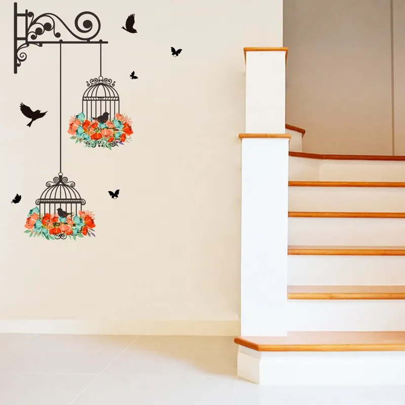 Flowers and Birds Wall Sticker