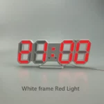 3D LED Alarm Clock Night Light