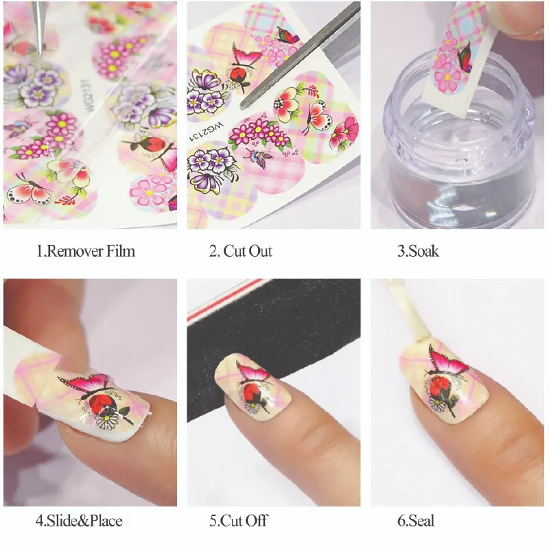Nail Decoration Water Stickers