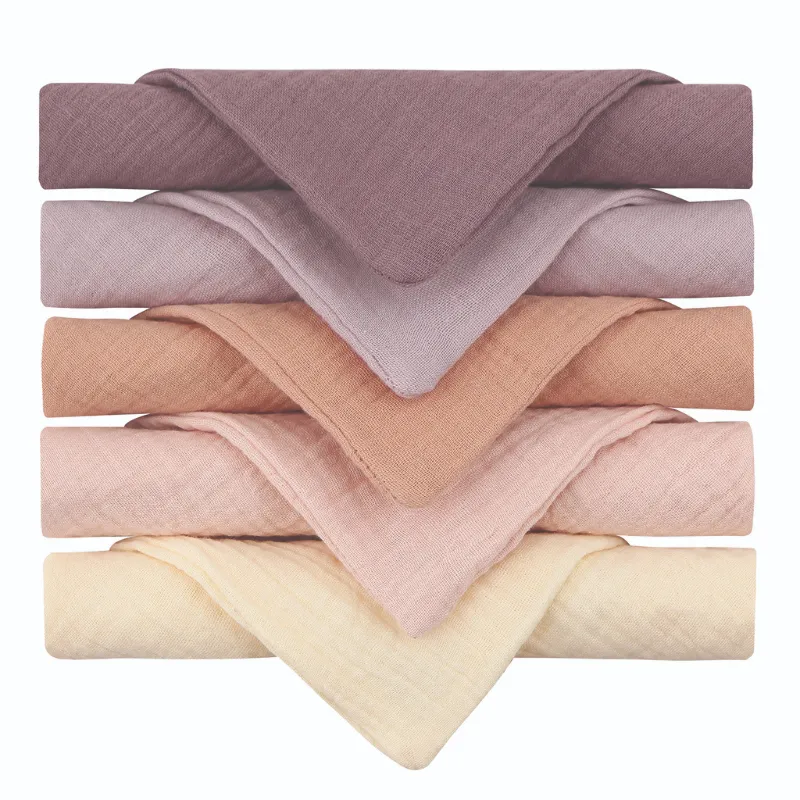 Pack Of 5 Baby Soft Gauze Bath Towels