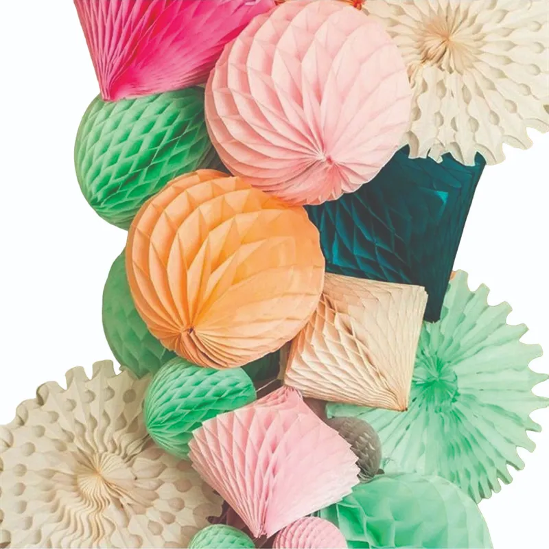 Paper Honeycomb Ball Holiday Decoration