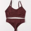 Thong-wine red