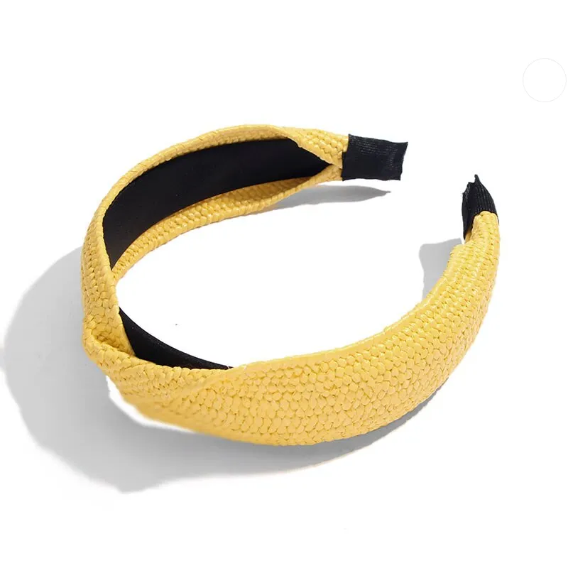 Straw Braided Handmade Headband