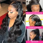 Body wave lace front wig