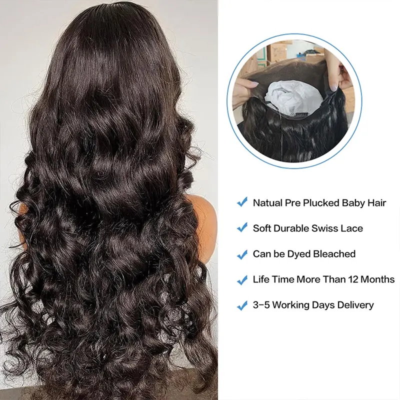 Pre-Picked Baby Hair Wig