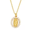 Virgin Mary Cross Necklace