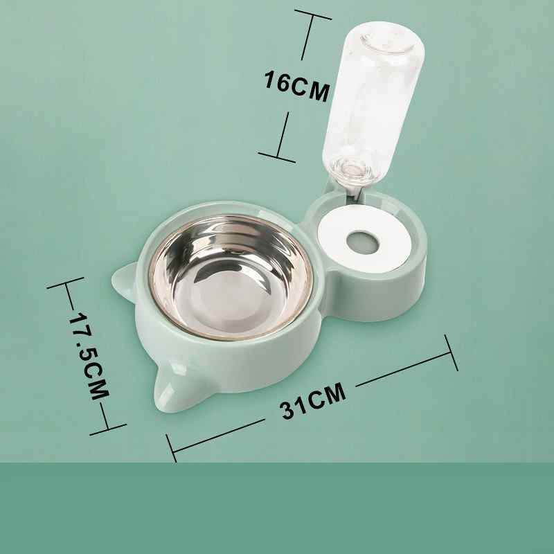 2-in-1 Pet Food and Water Bowls