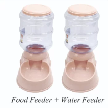 Automatic Pet Feeder Drinking Water Fountains Water Dispenser