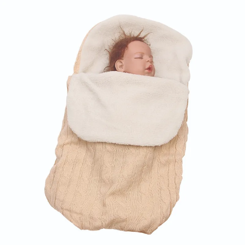 Baby Sleeping Bag Envelope for Newborn Baby Winter Swaddle Blanket