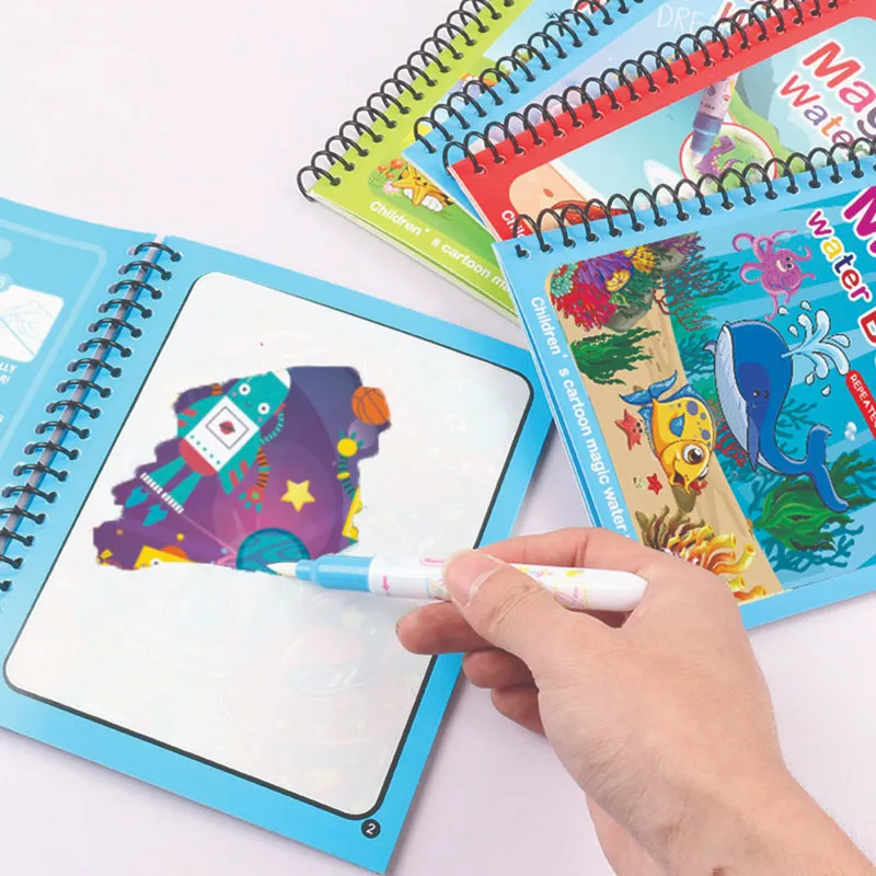 Children's Luminous Edition Portable Folding Painting Book