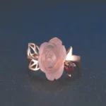 Flower 18k Rose Gold Plated Fine Jewelry Set