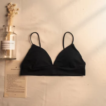 French triangle cup seamless seam no steel ring underwear thin sexy bra