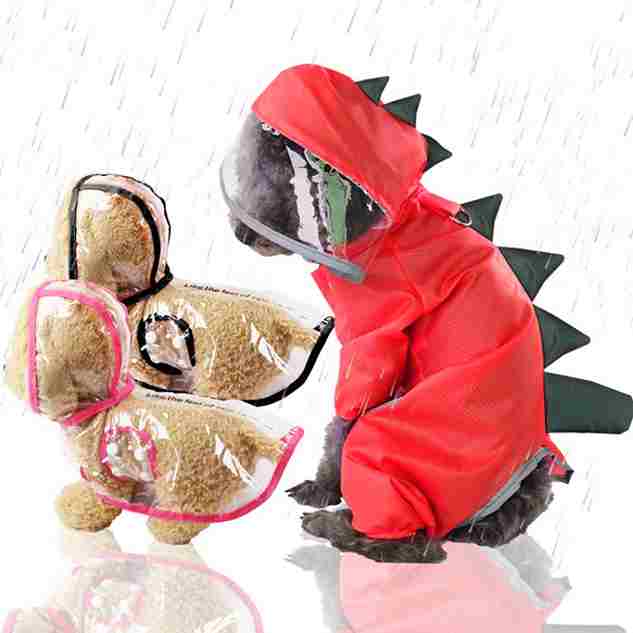 Pet Raincoat Dinosaur Four-Legged Raincoat Online