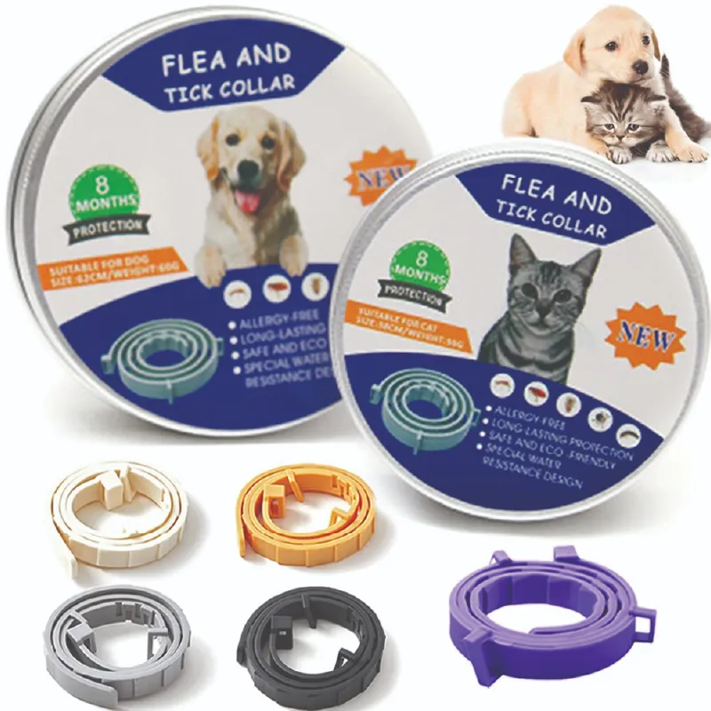 Pet Collars Rubber Adjustable Collar Dog Accessories