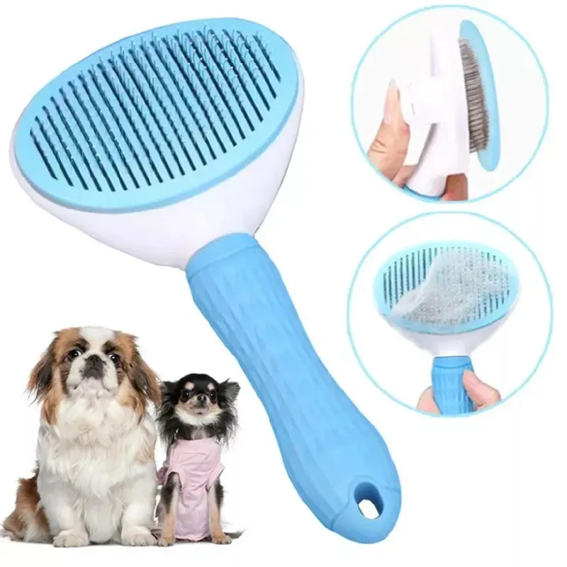 Pet Slicker Self-Cleaning Brush Grooming Online
