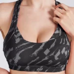 Summer Camouflage No Steel Ring Shockproof Professional Sports Bra