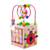 Wooden Children’s Puzzle Beetle Surrounded by Large Beads