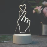 Acrylic night light usb charging