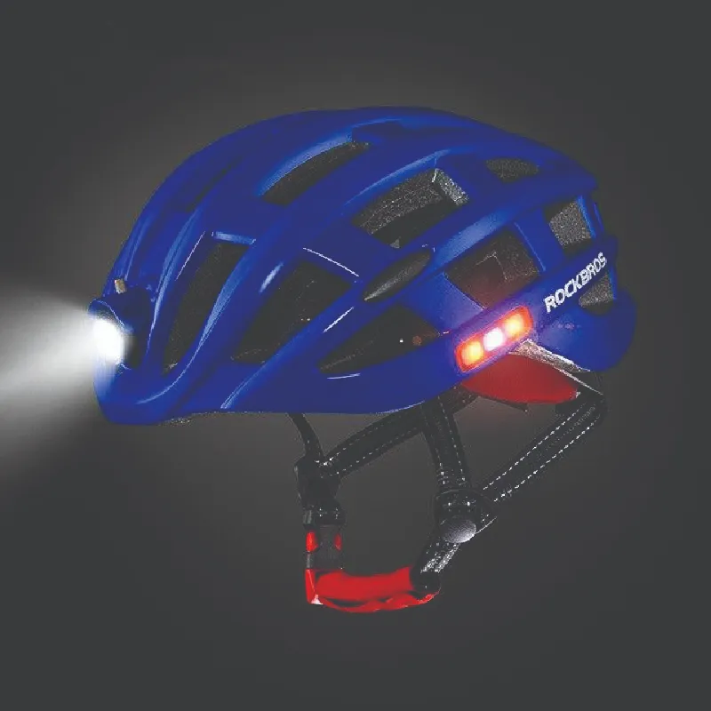 Adult Bike Helmets w/Rear Light Safety