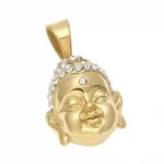 Austrian Rhinestone Buddha Necklace