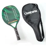 Beach Tennis Racket, Carbon Fiber Grit Face with EVA