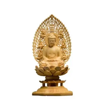 Poplar Wood Carving Buddha