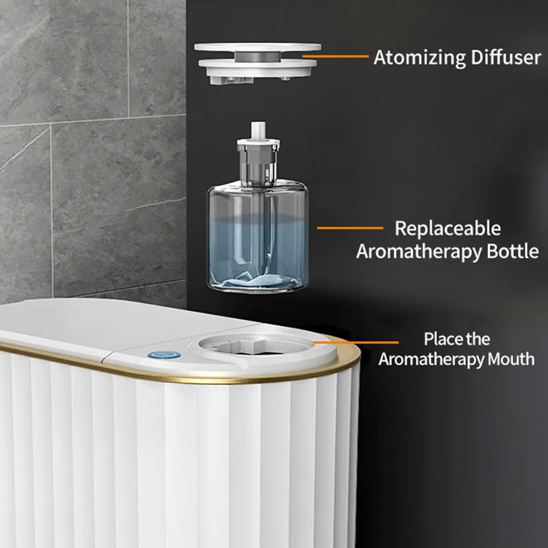 Electric Smart Sensor Trash Can For Toilet