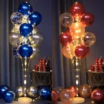 Glowing Balloon Birthday Table Floating Set