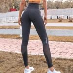 New Gym Training Pants Tight Waist High Elastic Pants