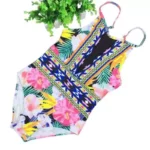 High Cut Floral Swimsuit