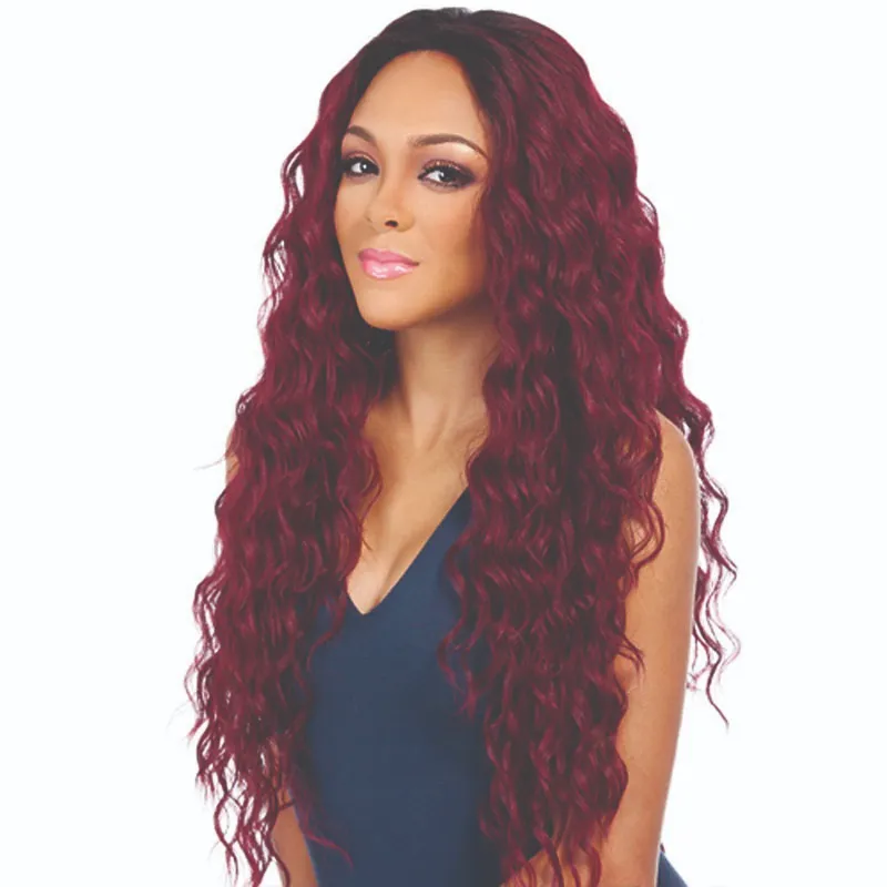 Long Wavy Wig Synthetic Heat Resistant