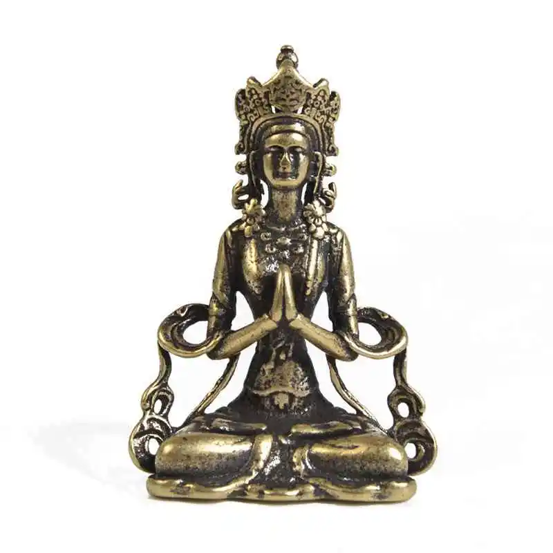 Mini Brass Buddha Ornaments