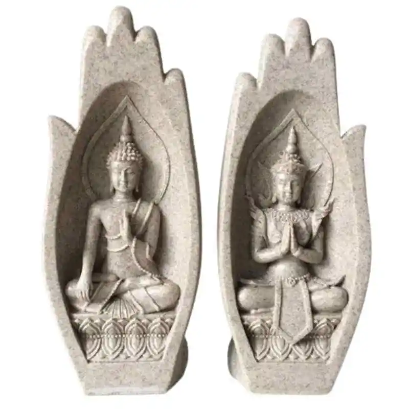 Sandstone Buddha Hand Sculpture Crafts
