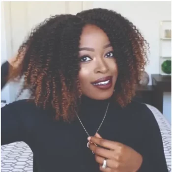 Short Curly Wig for Black Women