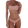 2021 New Sexy Push Up Unpadded Brazilian Bikini Set Women Vintage Swimwear Swimsuit Beach Suit Biquini Bathing Suits Drop Ship