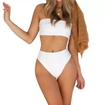 Sexy High Waist Bikini Tube Swimsuit Women’s