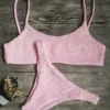 New hot sale sexy women push up padded bra bikini set