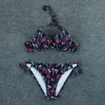 Push Up Sexy Floral Print Bikini Swimsuit Women