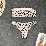 Sexy Leopard Prints Simple Bikini Fashion Swimwear Women