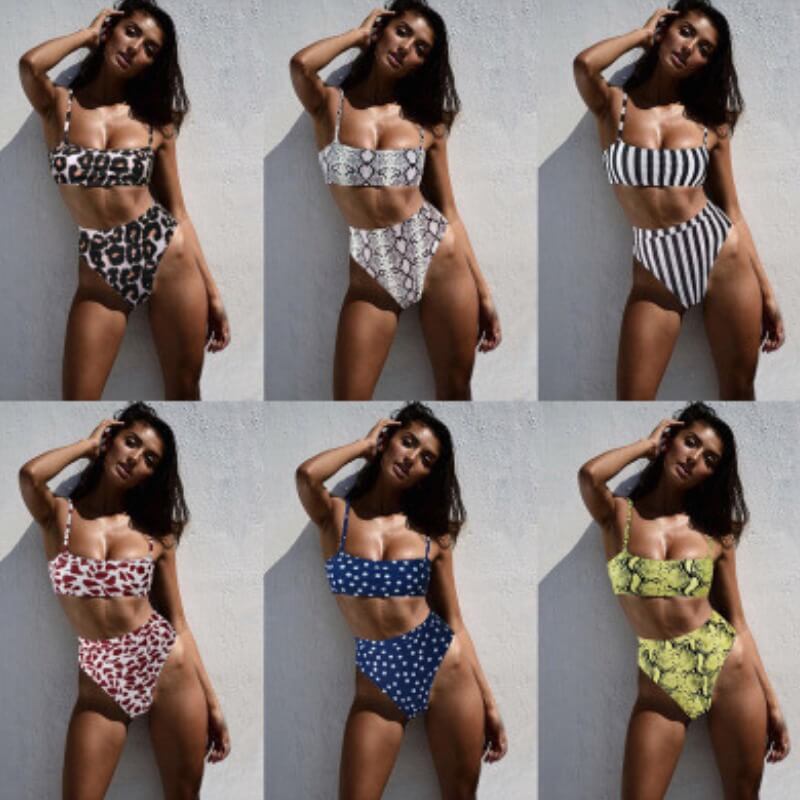 Swimsuit Two Pieces High Waist