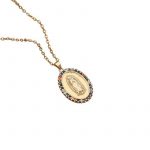 Gold Virgin Mary Necklace