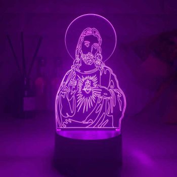 Jesus 3D LED Touch Light